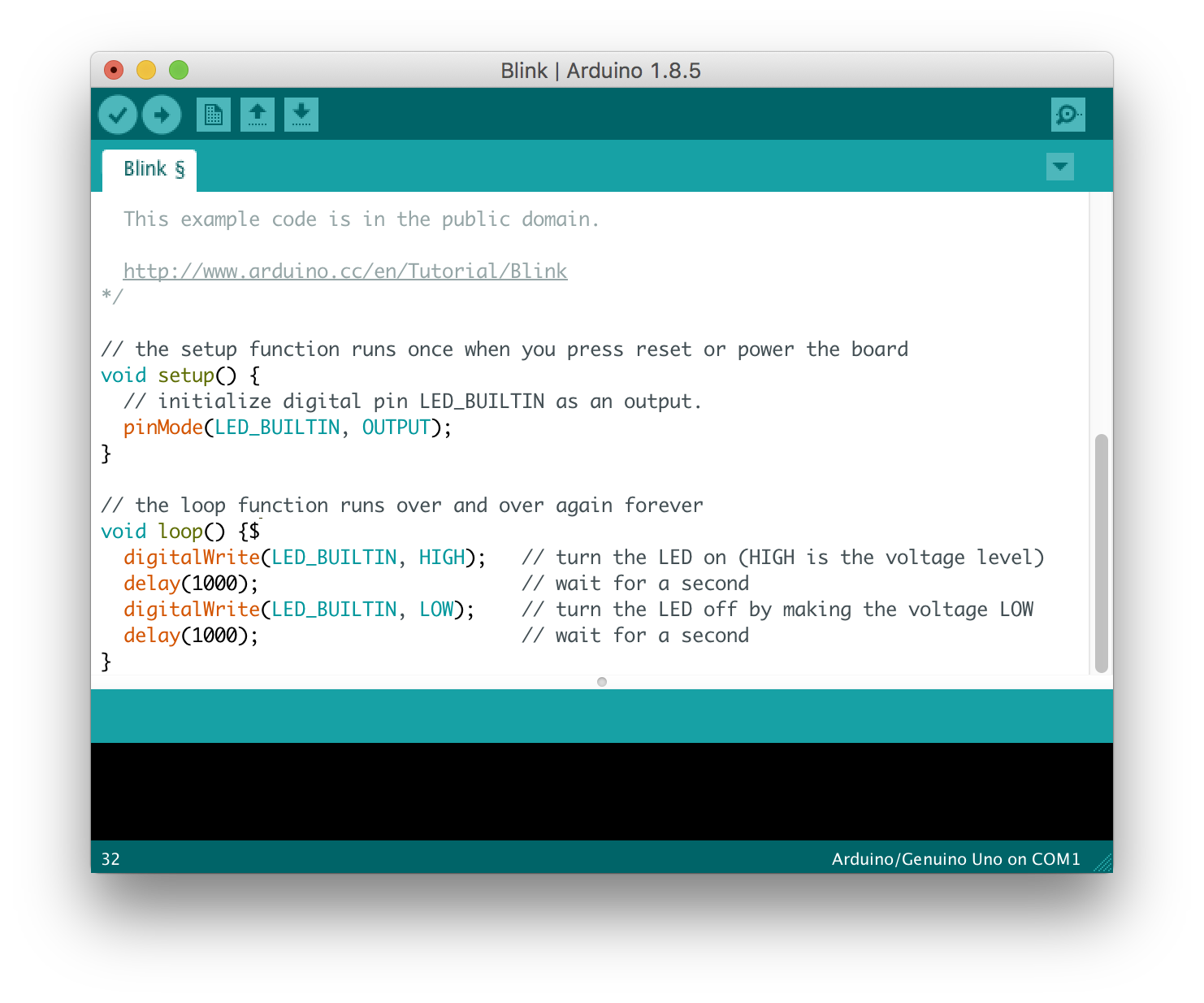 Logiciel de codage - éditeur Arduino IDE